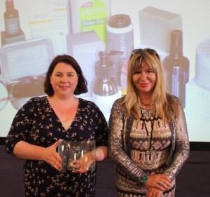 Fiona of Kinvara skincare with JLG